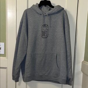 Shane Dawson Gray Hoodie with Diet Print